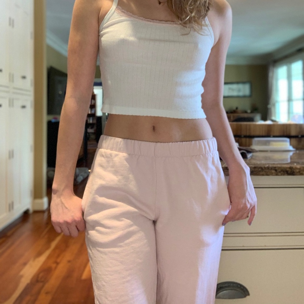 Pink brandy Melville sweatpants